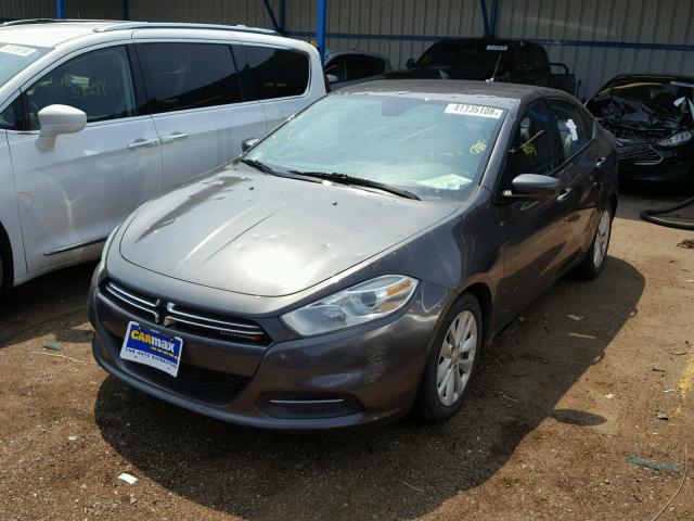 1C3CDFDH2FD182228 - 2015 DODGE DART SE AE BROWN photo 2