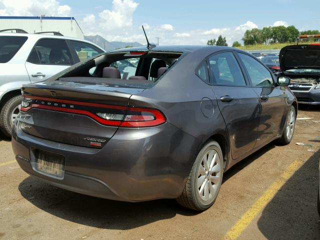 1C3CDFDH2FD182228 - 2015 DODGE DART SE AE BROWN photo 4