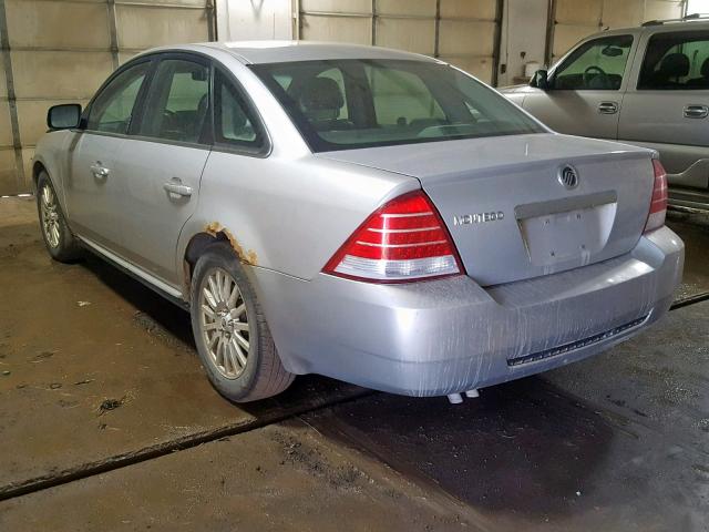 1MEFM42136G614275 - 2006 MERCURY MONTEGO PR ვერცხლისფერი ფოტო 3