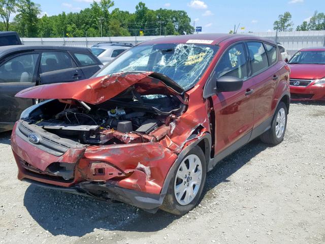 1FMCU0F79FUA73726 - 2015 FORD ESCAPE S BURGUNDY photo 2