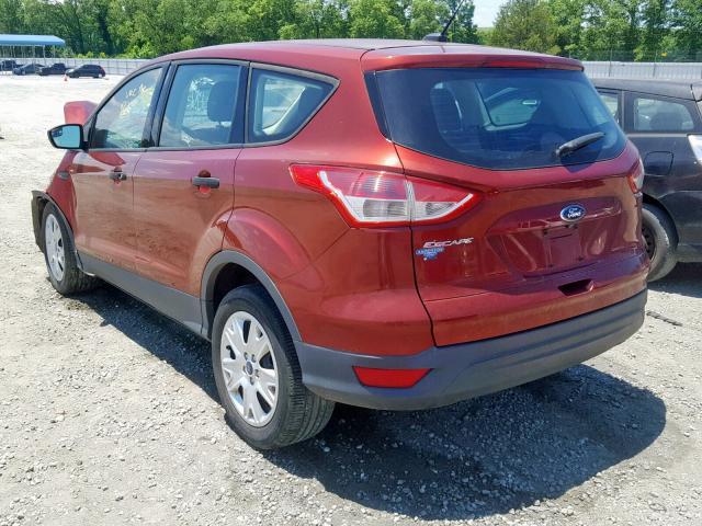 1FMCU0F79FUA73726 - 2015 FORD ESCAPE S BURGUNDY photo 3