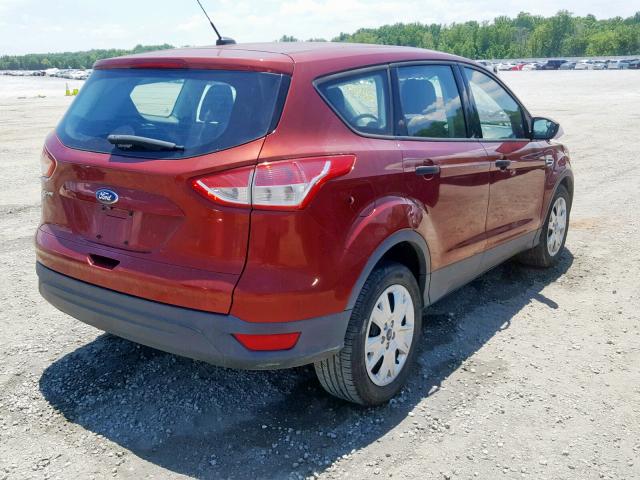 1FMCU0F79FUA73726 - 2015 FORD ESCAPE S BURGUNDY photo 4