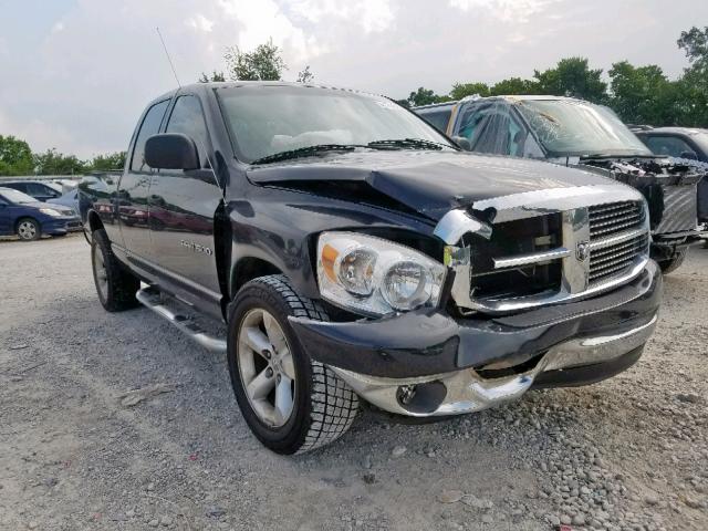 1D7HA18P27S177287 - 2007 DODGE RAM 1500 S BLACK photo 1