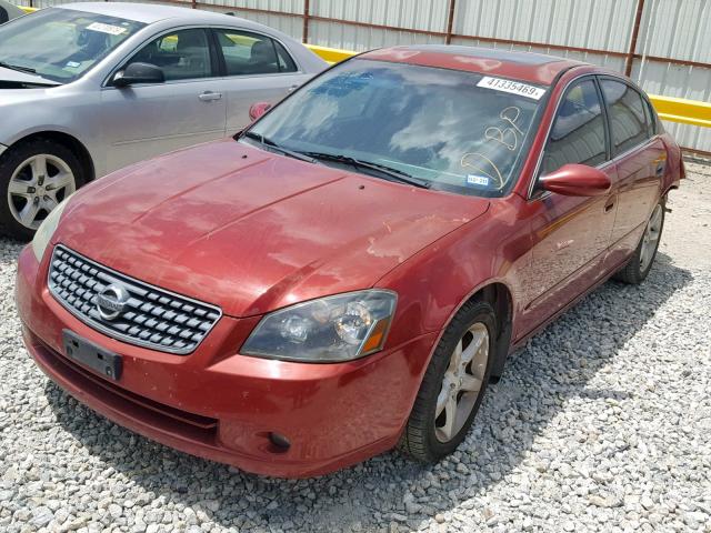 1N4BL11D75N438411 - 2005 NISSAN ALTIMA SE RED photo 2