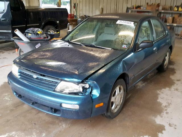 1N4BU31D0VC256862 - 1997 NISSAN ALTIMA XE GREEN photo 2