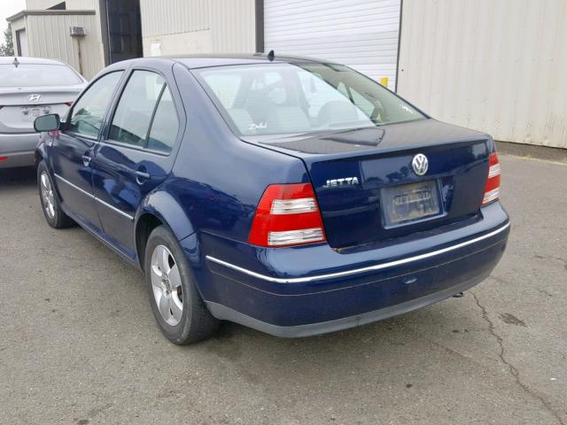 3VWSK69M44M006900 - 2004 VOLKSWAGEN JETTA GLS BLUE photo 3