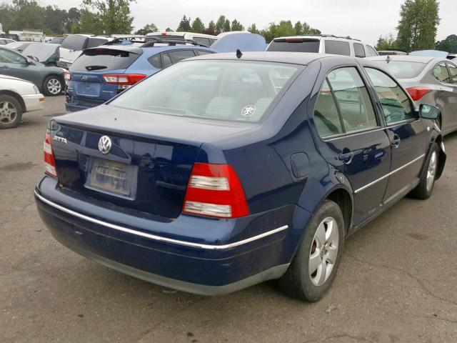 3VWSK69M44M006900 - 2004 VOLKSWAGEN JETTA GLS BLUE photo 4