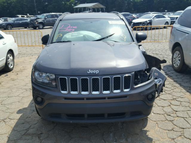 1C4NJCBA2GD611726 - 2016 JEEP COMPASS SP GRAY photo 9