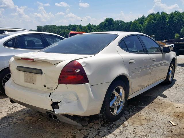 2G2WR524041126757 - 2004 PONTIAC GRAND PRIX WHITE photo 4