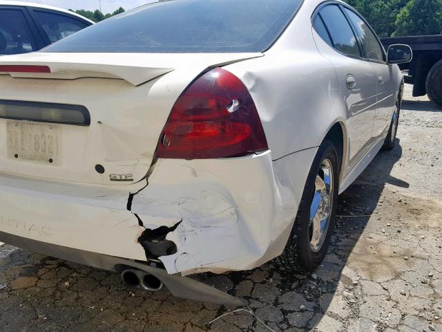 2G2WR524041126757 - 2004 PONTIAC GRAND PRIX WHITE photo 9