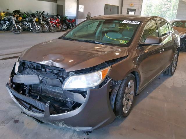 1G4GC5EG4AF147098 - 2010 BUICK LACROSSE C GRAY photo 2