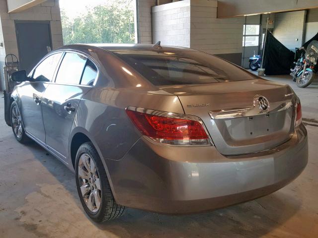 1G4GC5EG4AF147098 - 2010 BUICK LACROSSE C GRAY photo 3