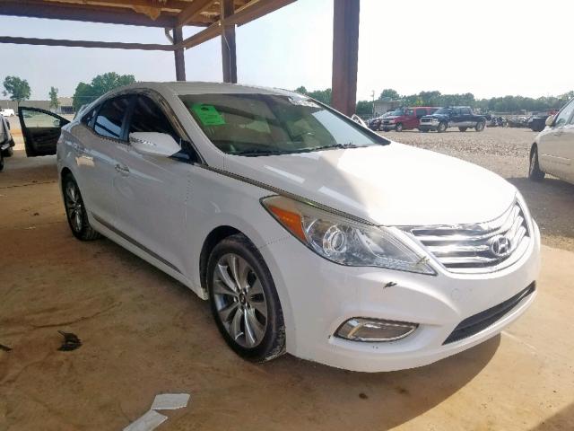 KMHFG4JG7CA125208 - 2012 HYUNDAI AZERA GLS WHITE photo 1