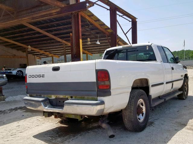 1B7KC2367XJ526660 - 1999 DODGE RAM 2500 WHITE photo 4