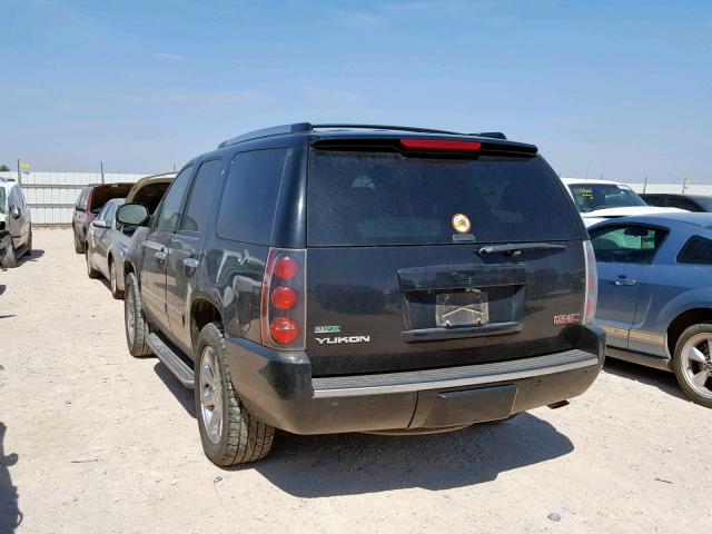 1GKUCEEF6AR200434 - 2010 GMC YUKON DENA BLACK photo 3