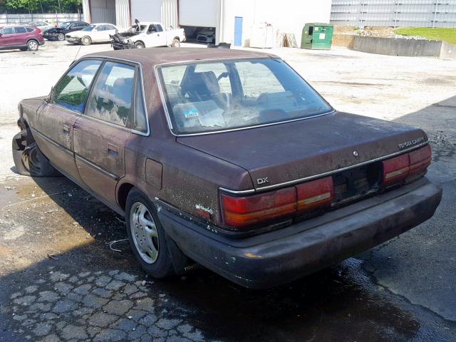 JT2SV21E4L3429721 - 1990 TOYOTA CAMRY DLX 栗色 照片 3
