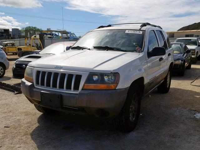 1J4GX48N14C386234 - 2004 JEEP GRAND CHER WHITE photo 2