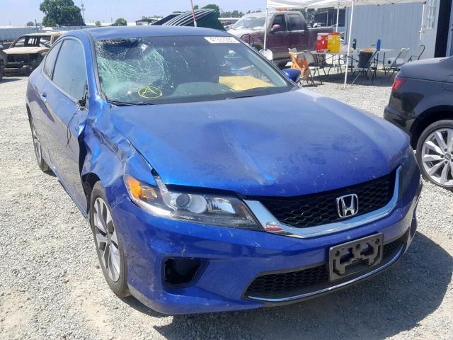 1HGCT1B3XDA021425 - 2013 HONDA ACCORD LX- BLUE photo 1