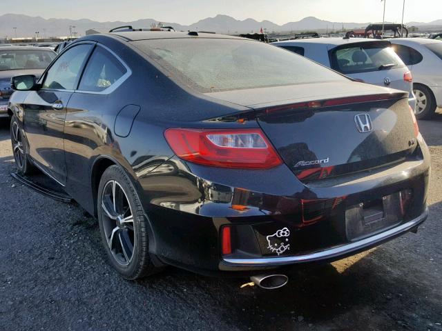 1HGCT2B80EA001543 - 2014 HONDA ACCORD EXL BLACK photo 3