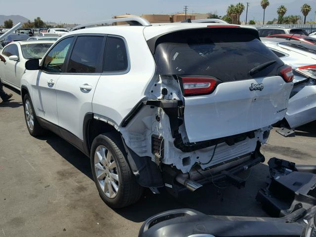 1C4PJLDB3GW221818 - 2016 JEEP CHEROKEE L WHITE photo 3