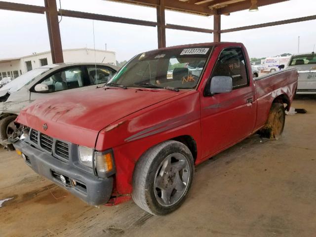 1N6SD11S3TC329617 - 1996 NISSAN TRUCK BASE RED photo 2