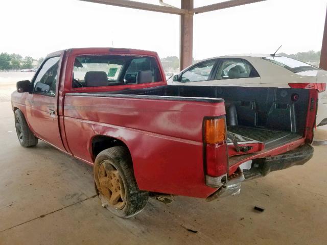 1N6SD11S3TC329617 - 1996 NISSAN TRUCK BASE RED photo 3