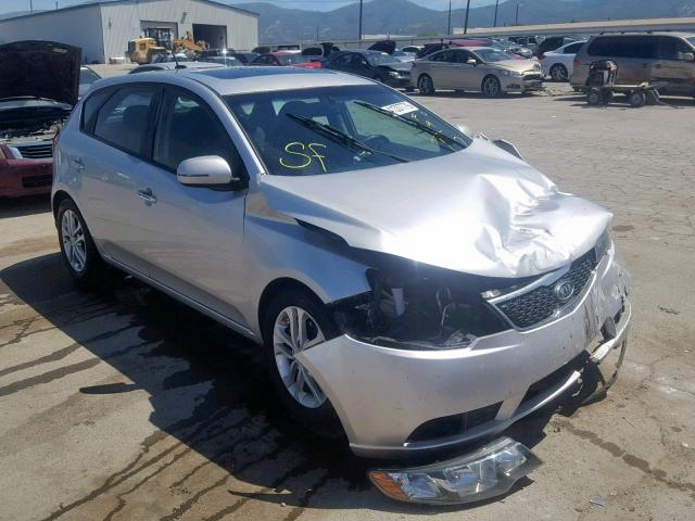 KNAFU5A23C5621698 - 2012 KIA FORTE EX SILVER photo 1