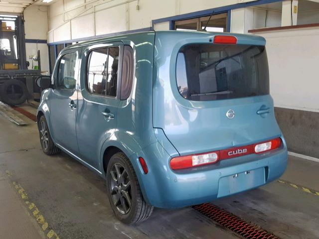 JN8AZ28R09T110782 - 2009 NISSAN CUBE BASE BLUE photo 3