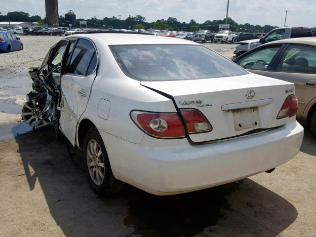 JTHBF30GX20042229 - 2002 LEXUS ES 300 WHITE photo 3