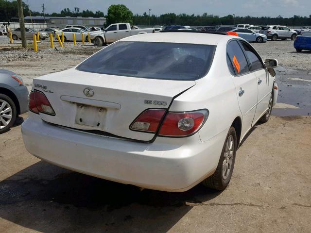 JTHBF30GX20042229 - 2002 LEXUS ES 300 WHITE photo 4