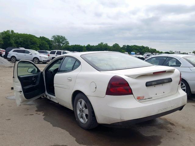 2G2WP552X61206019 - 2006 PONTIAC GRAND PRIX WHITE photo 3