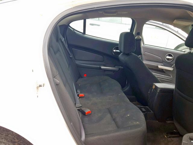 2G2WP552X61206019 - 2006 PONTIAC GRAND PRIX WHITE photo 6