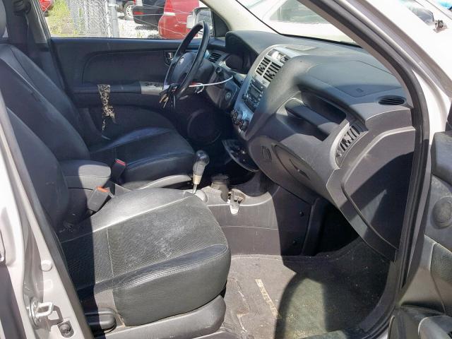 KNDJE723687510751 - 2008 KIA SPORTAGE E SILVER photo 5