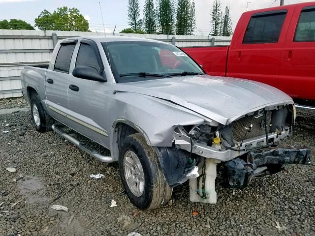 1D7HE48K95S293903 - 2005 DODGE DAKOTA QUA SILVER photo 1