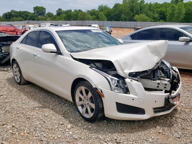 1G6AB5RA3E0170077 - 2014 CADILLAC ATS LUXURY WHITE photo 1