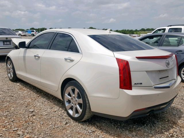 1G6AB5RA3E0170077 - 2014 CADILLAC ATS LUXURY WHITE photo 3