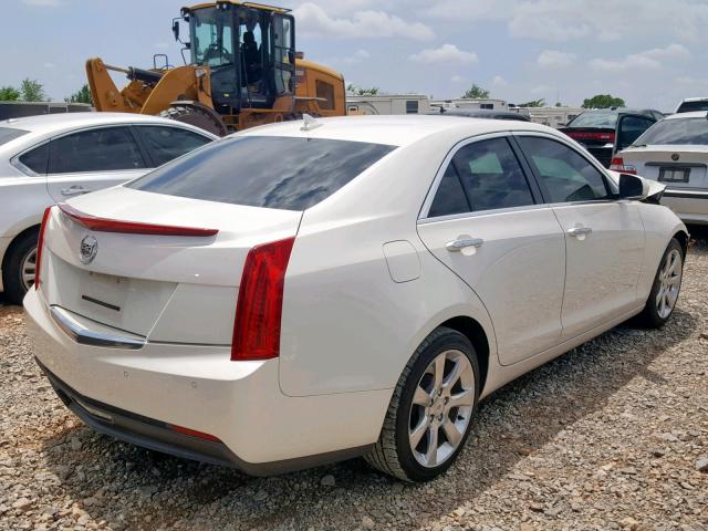 1G6AB5RA3E0170077 - 2014 CADILLAC ATS LUXURY WHITE photo 4