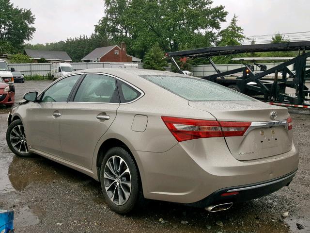 4T1BK1EBXGU214799 - 2016 TOYOTA AVALON XLE GRAY photo 3