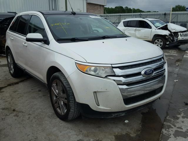 2FMDK3KC3BBB31232 - 2011 FORD EDGE LIMIT WHITE photo 1