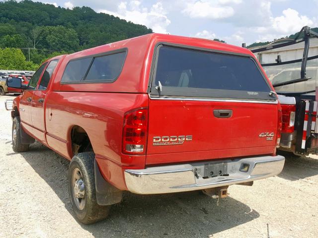 3D7KU28C33G737707 - 2003 DODGE RAM 2500 S Qırmızı foto 3