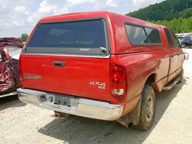 3D7KU28C33G737707 - 2003 DODGE RAM 2500 S Qırmızı foto 4