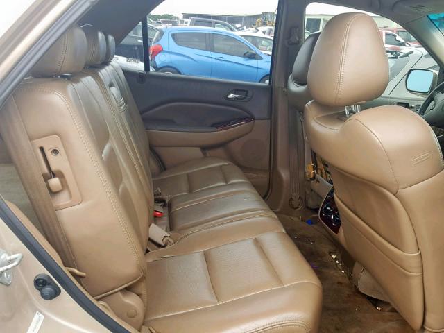 2HNYD18671H533315 - 2001 ACURA MDX TOURIN GOLD photo 6