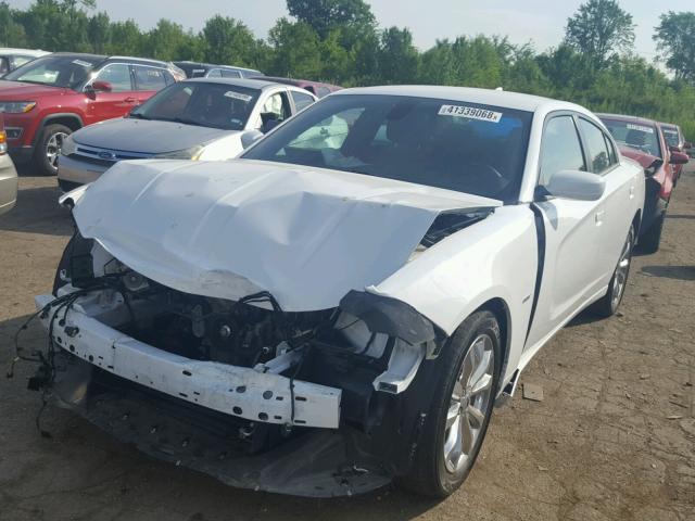 2C3CDXJG0JH207611 - 2018 DODGE CHARGER GT WHITE photo 2