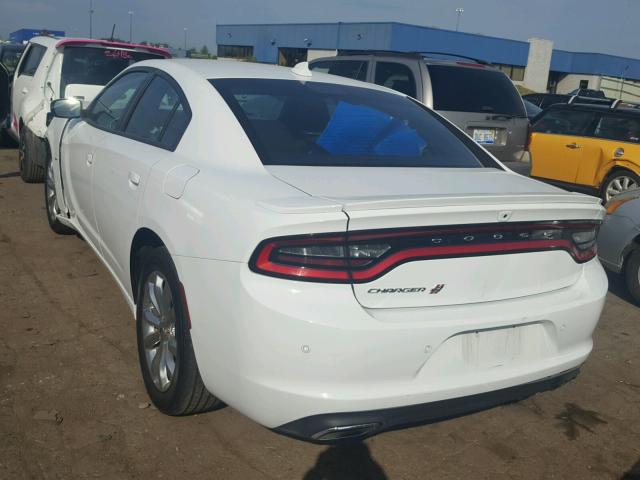 2C3CDXJG0JH207611 - 2018 DODGE CHARGER GT WHITE photo 3