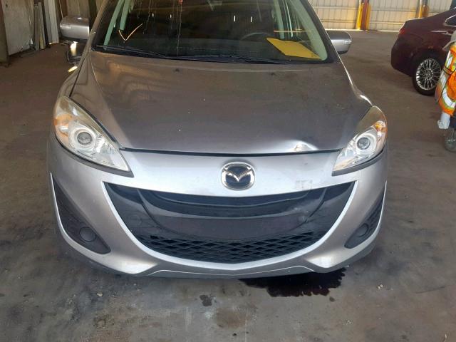 JM1CW2BLXD0158463 - 2013 MAZDA 5 SILVER photo 9