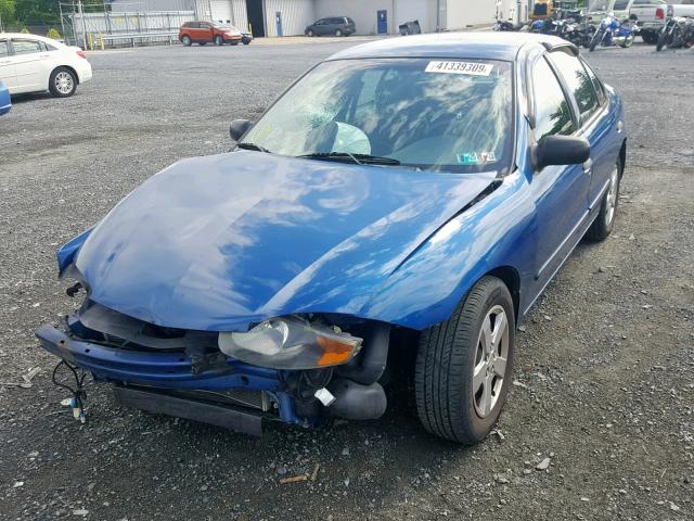 1G1JF52F747374306 - 2004 CHEVROLET CAVALIER L BLUE photo 2