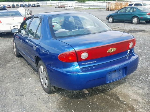 1G1JF52F747374306 - 2004 CHEVROLET CAVALIER L BLUE photo 3