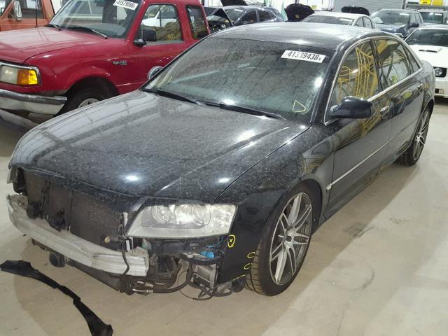 WAUMV44E37N002173 - 2007 AUDI A8 L QUATT BLACK photo 2