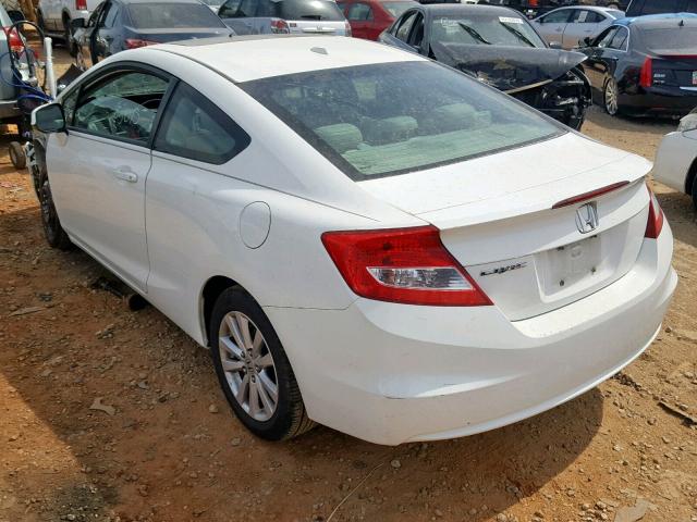2HGFG3B00CH516249 - 2012 HONDA CIVIC EXL 白色 照片 3