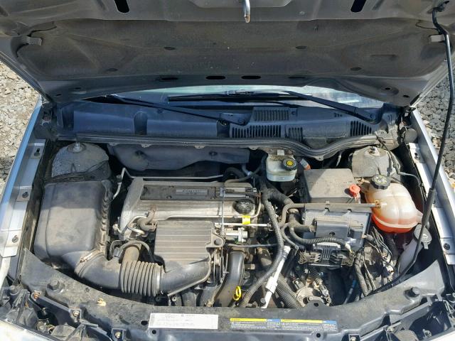 1G8AJ52F04Z195481 - 2004 SATURN ION LEVEL SILVER photo 7